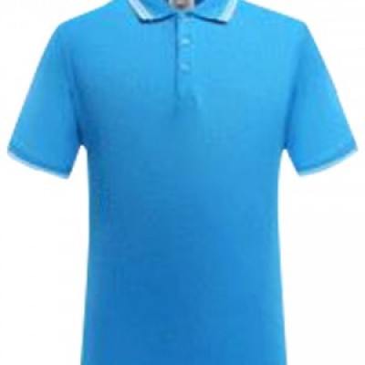 SKP023 manufacturing short-sleeved Polo shirt design striped collar short-sleeved Polo shirt short-sleeved Polo shirt supplier business group activities detail view-3